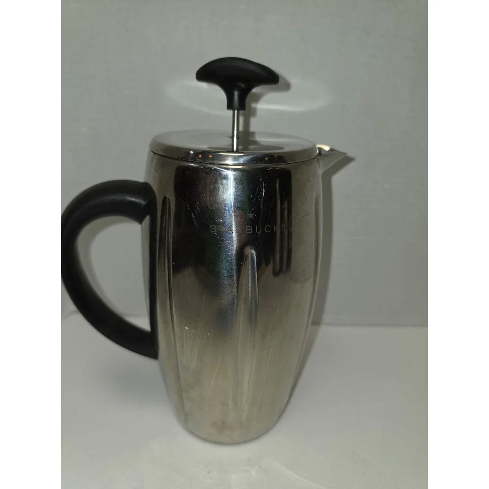 vintage‎ 2003 Starbucks Barista stainless steel French press coffee maker